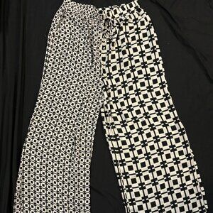 Amazon Stretchy Chiffon Wide Leg Pants (size L)